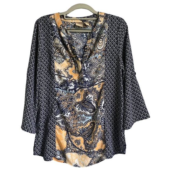 Chico’s Paisley Print Blouse - Picture 1 of 6
